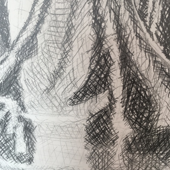 Original Crosshatched Still Life of Bottles - Picture 4 of 4